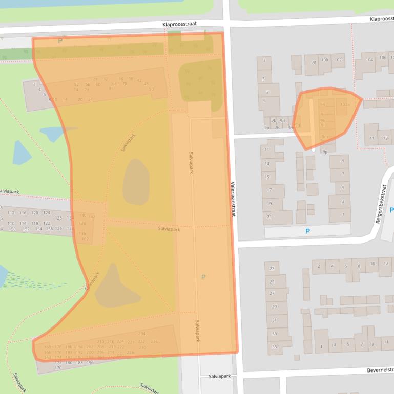Kaart van postcodegebied 5143CC.