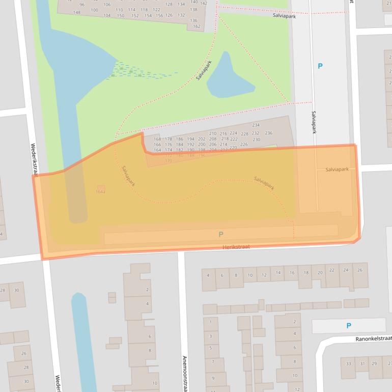 Kaart van postcodegebied 5143CD.