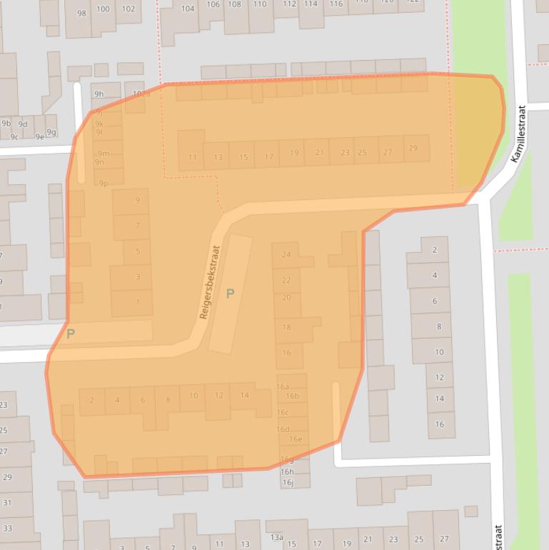 Kaart van postcodegebied 5143CG.