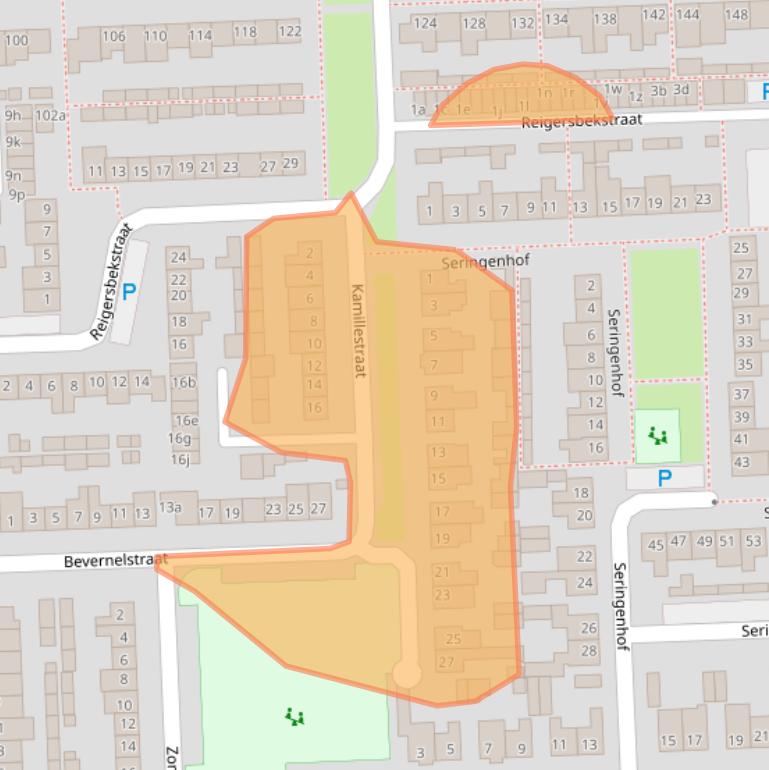Kaart van postcodegebied 5143CH.