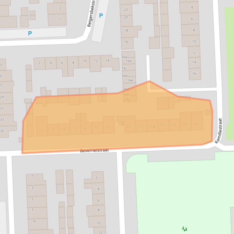 Kaart van postcodegebied 5143CL.