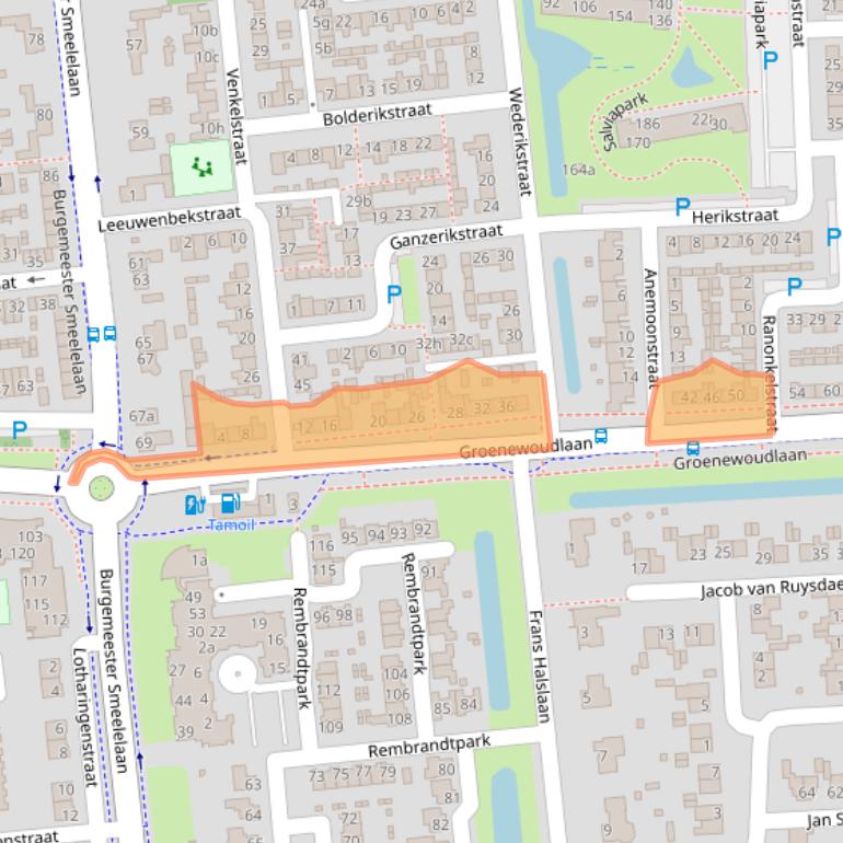 Kaart van postcodegebied 5143CS.