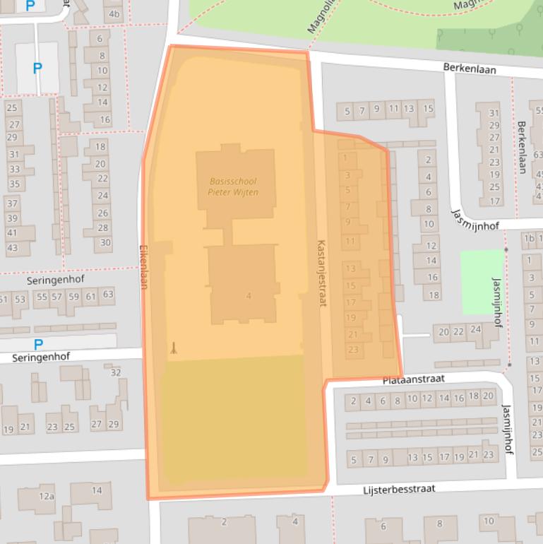 Kaart van postcodegebied 5143CZ.