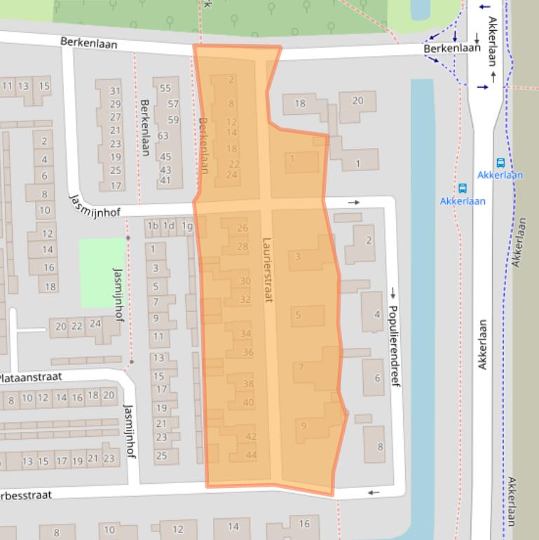 Kaart van postcodegebied 5143ED.