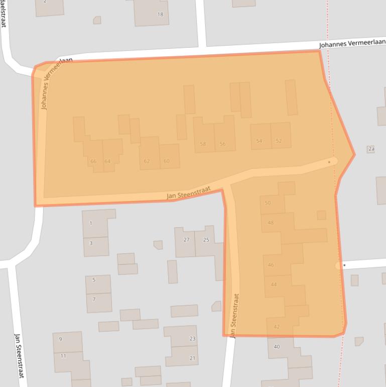 Kaart van postcodegebied 5143GS.