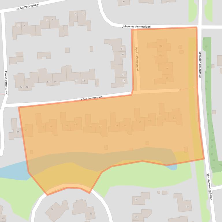 Kaart van postcodegebied 5143GZ.