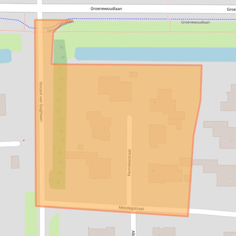 Kaart van postcodegebied 5143HA.