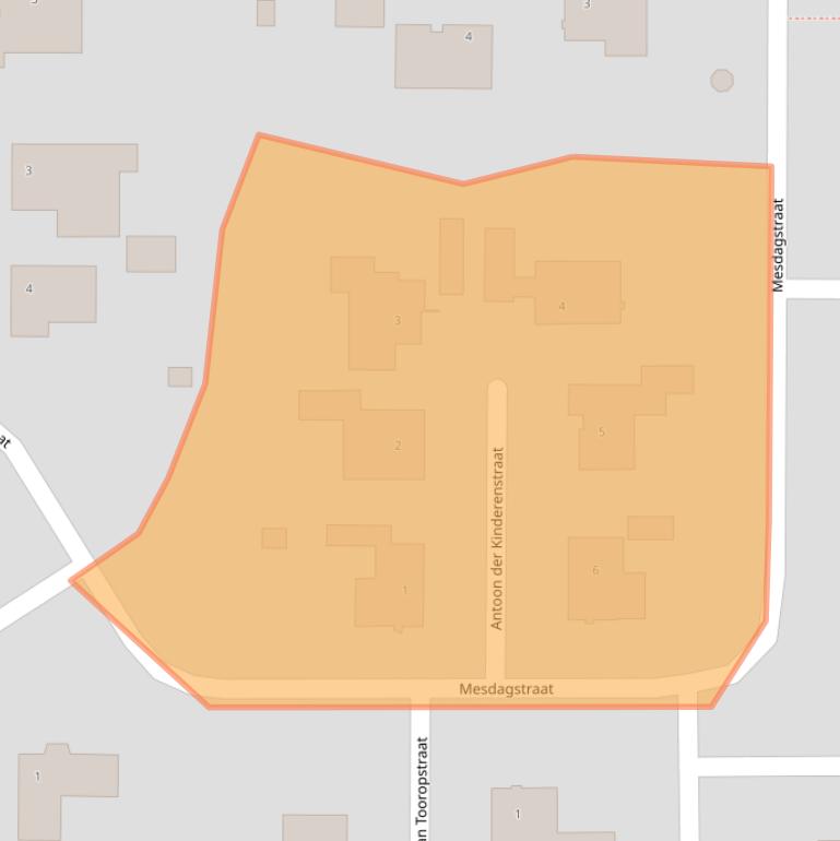 Kaart van postcodegebied 5143HL.