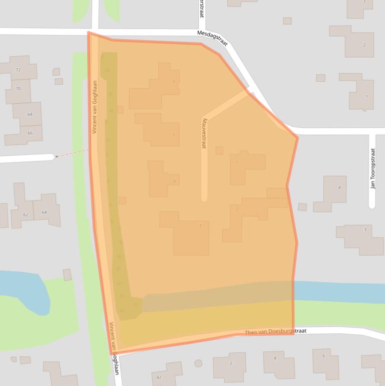 Kaart van postcodegebied 5143HM.