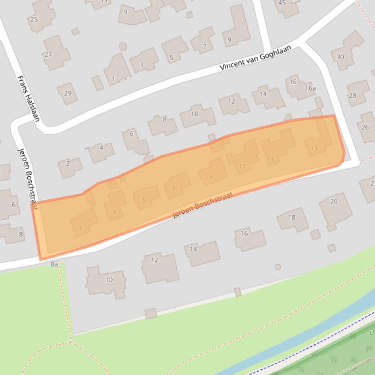 Kaart van postcodegebied 5143JG.