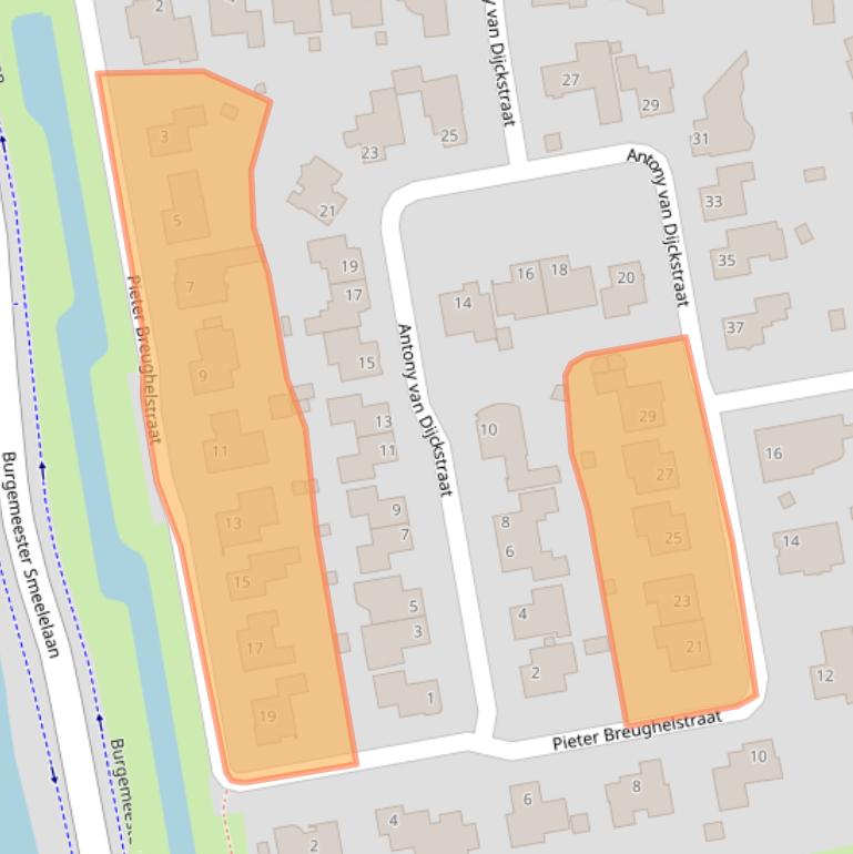 Kaart van postcodegebied 5143JV.
