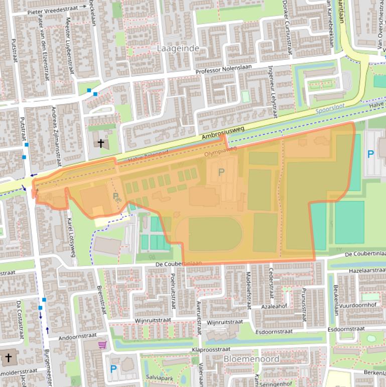 Kaart van postcodegebied 5143NA.