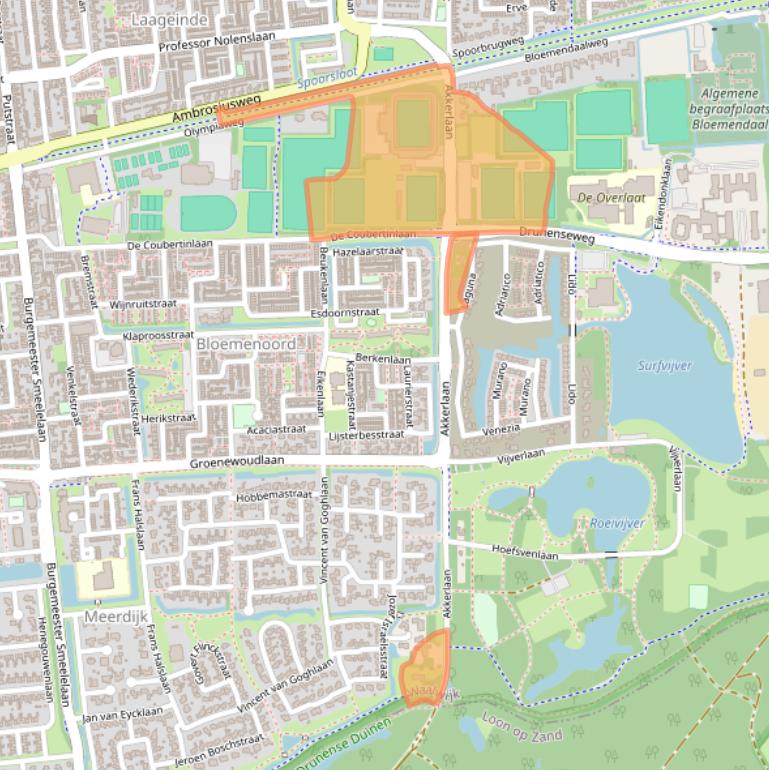 Kaart van postcodegebied 5143ND.