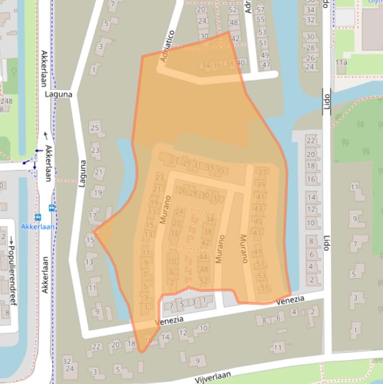 Kaart van postcodegebied 5143NL.