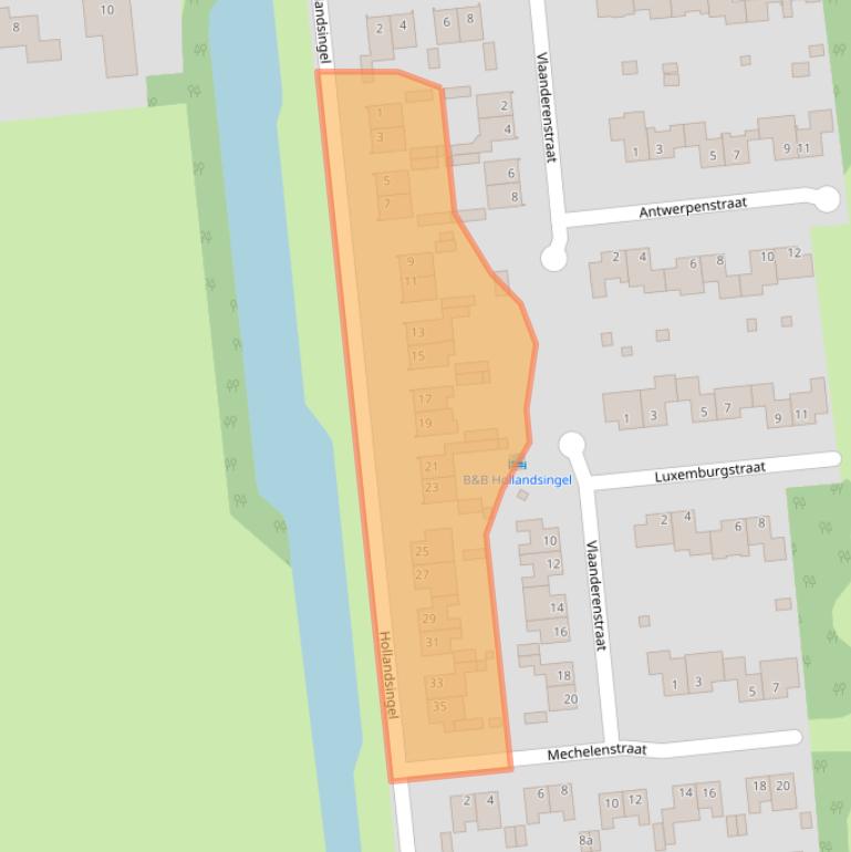 Kaart van postcodegebied 5144CN.