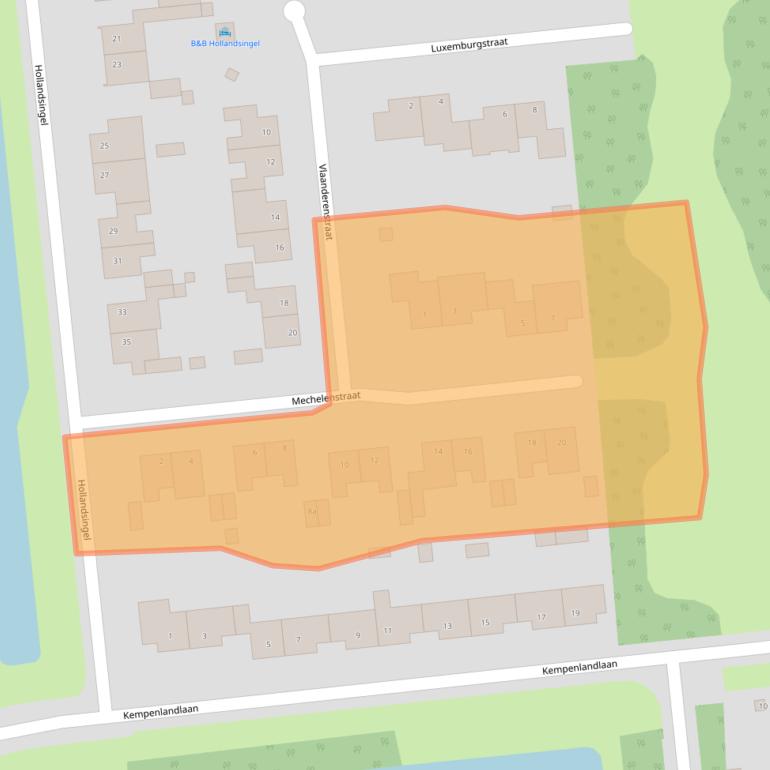 Kaart van postcodegebied 5144EA.