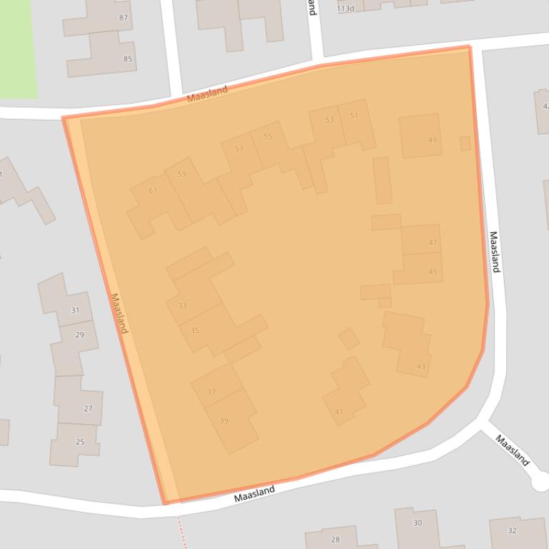 Kaart van postcodegebied 5144EM.