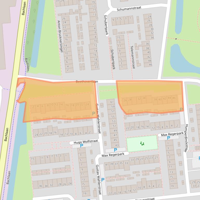 Kaart van postcodegebied 5144GA.