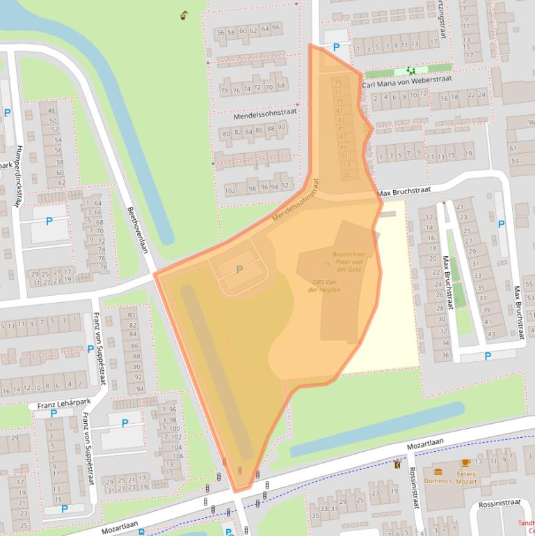 Kaart van postcodegebied 5144GE.