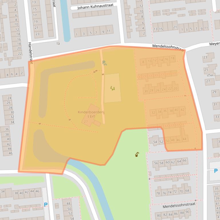 Kaart van postcodegebied 5144GG.