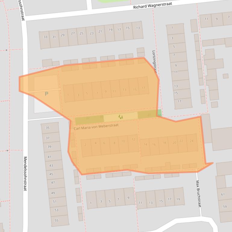 Kaart van postcodegebied 5144GK.