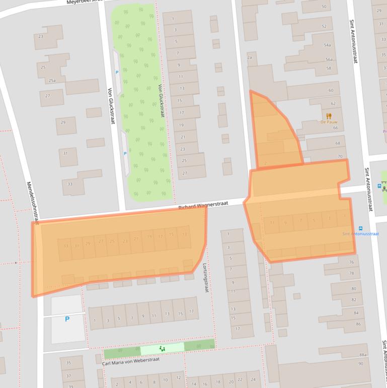 Kaart van postcodegebied 5144GM.