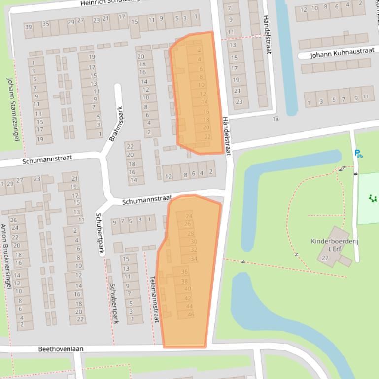 Kaart van postcodegebied 5144GW.