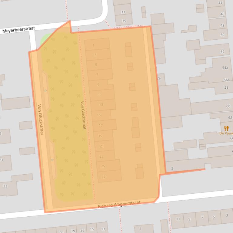 Kaart van postcodegebied 5144HG.