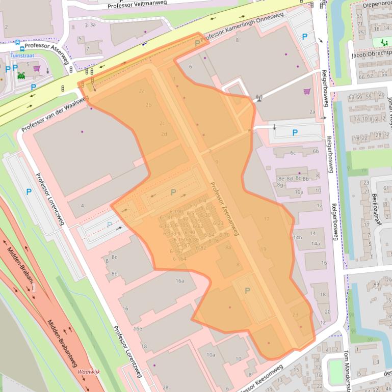 Kaart van postcodegebied 5144NN.