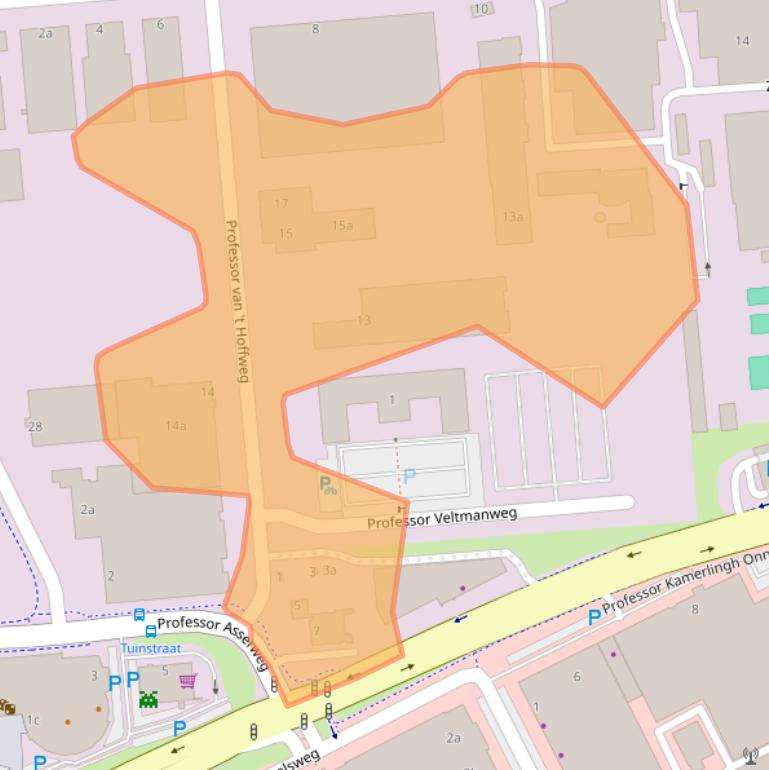 Kaart van postcodegebied 5144NS.