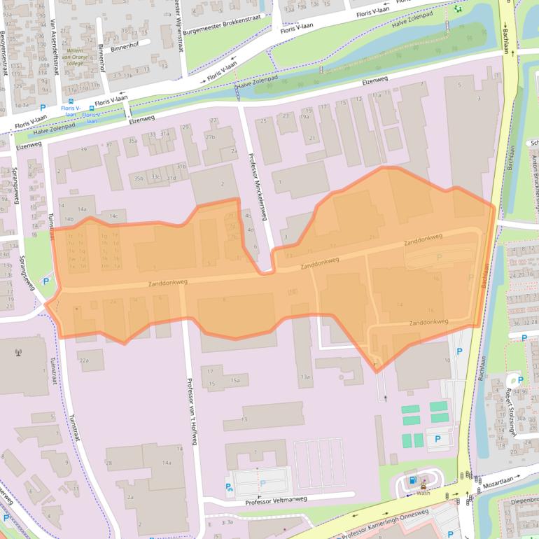 Kaart van postcodegebied 5144NX.
