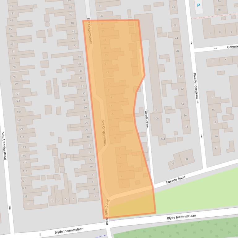Kaart van postcodegebied 5144RA.