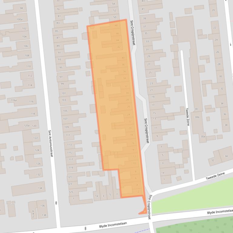 Kaart van postcodegebied 5144RD.