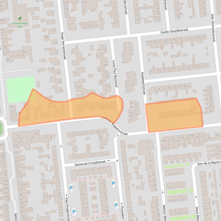 Kaart van postcodegebied 5144RH.