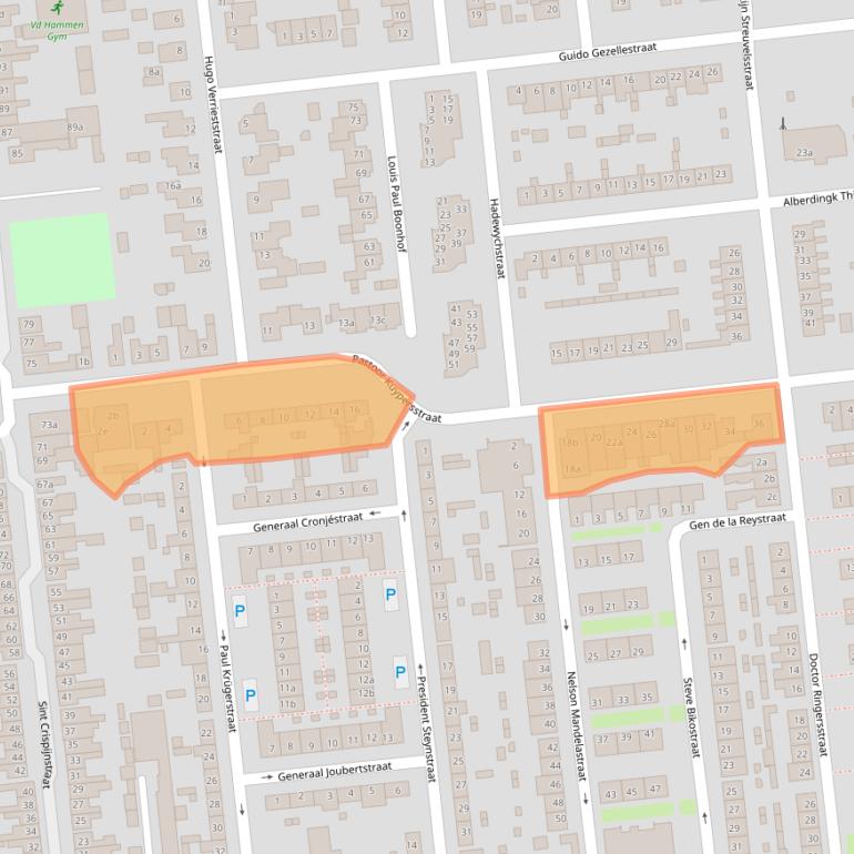 Kaart van postcodegebied 5144RJ.