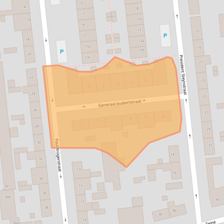 Kaart van postcodegebied 5144RP.