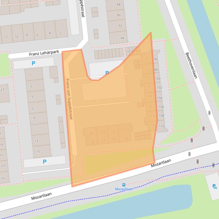 Kaart van postcodegebied 5144TC.