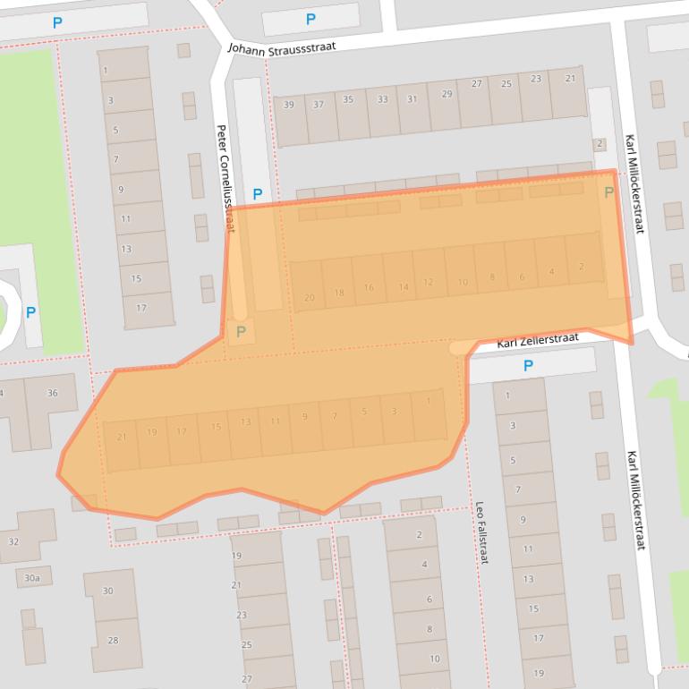 Kaart van postcodegebied 5144TH.