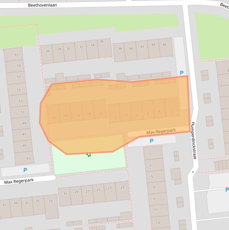 Kaart van postcodegebied 5144TR.