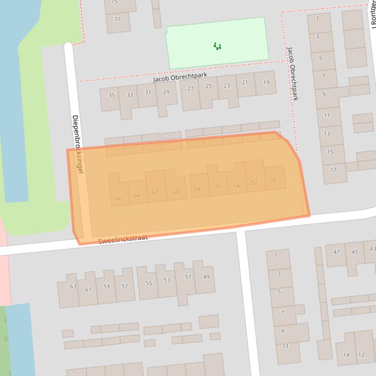 Kaart van postcodegebied 5144VC.