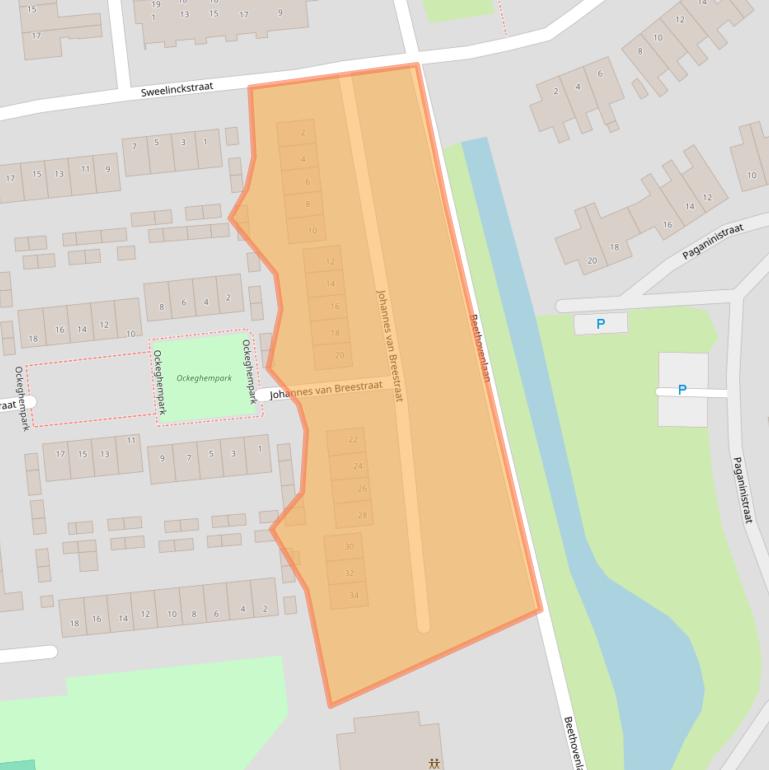 Kaart van postcodegebied 5144VL.