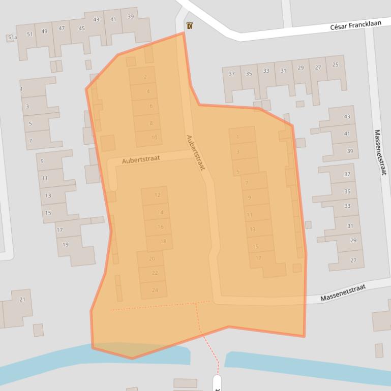 Kaart van postcodegebied 5144WN.