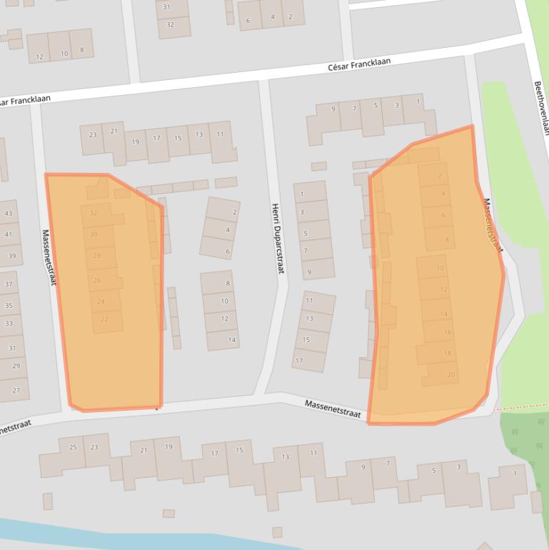 Kaart van postcodegebied 5144WR.
