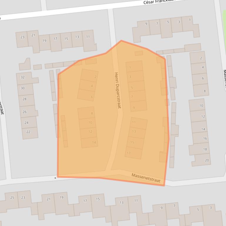 Kaart van postcodegebied 5144WS.