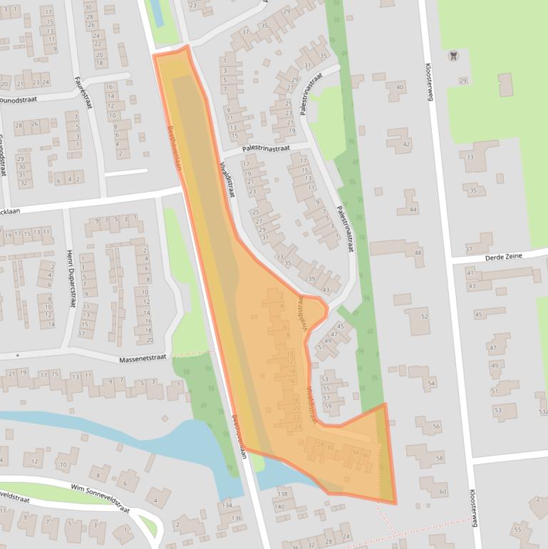 Kaart van postcodegebied 5144XL.