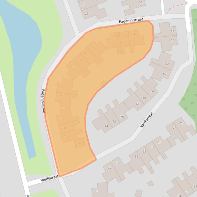 Kaart van postcodegebied 5144XM.