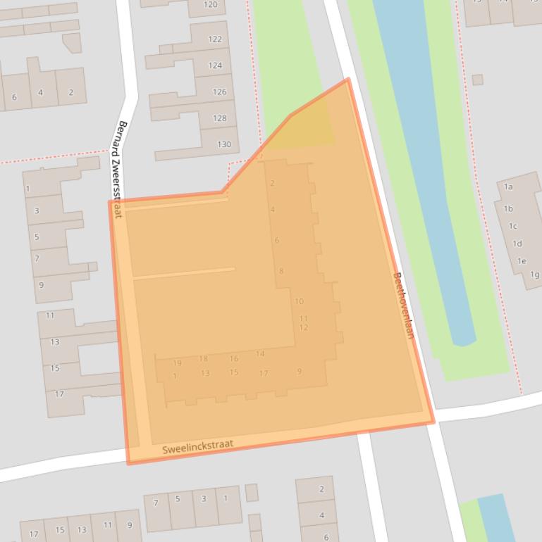 Kaart van postcodegebied 5144XT.