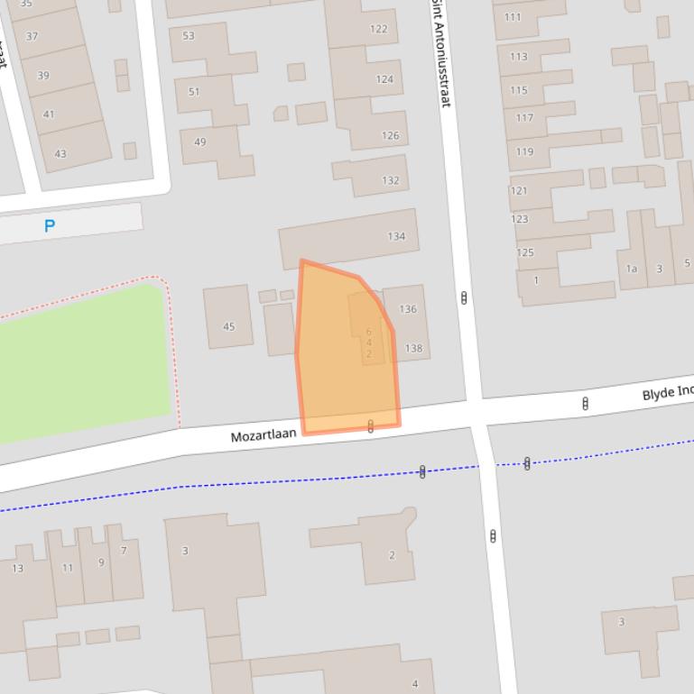 Kaart van postcodegebied 5144XX.