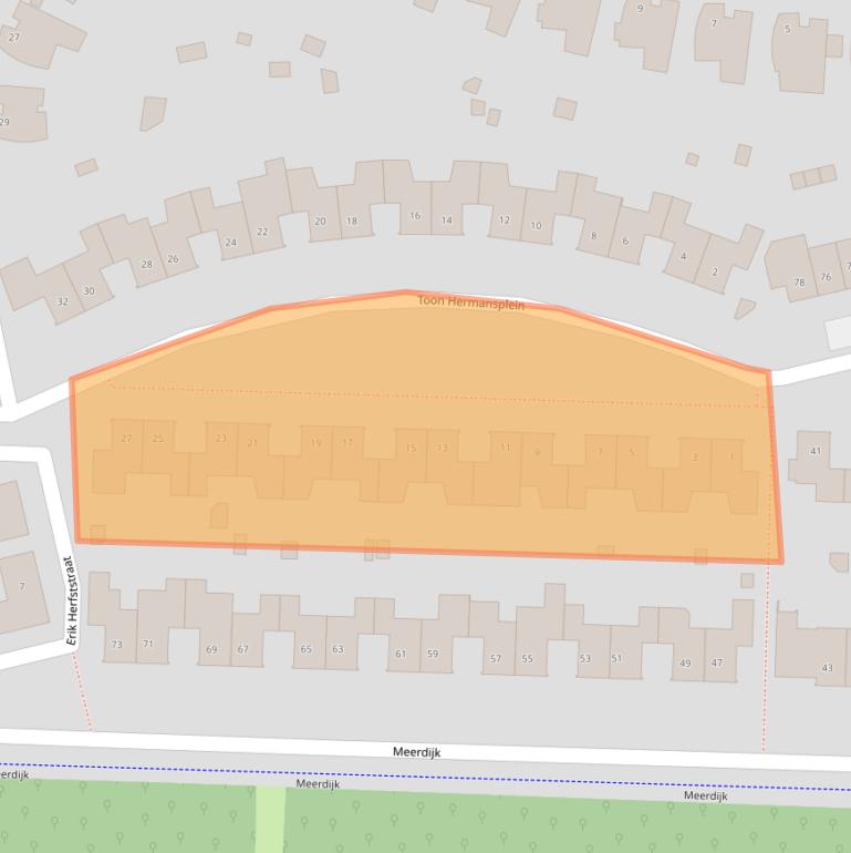 Kaart van postcodegebied 5144ZD.