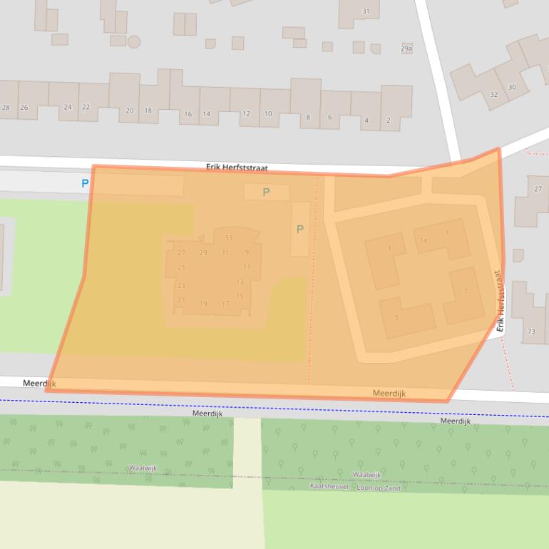 Kaart van postcodegebied 5144ZG.